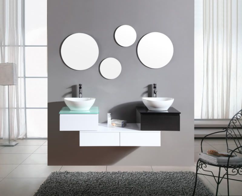 mobile bagno 150 cm doppio lavabo